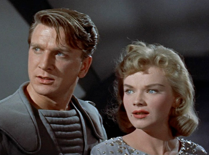 Leslie Nielsen, Anne Francis, Forbidden Planet Leslie Nielsen, Anne Francis, Forbidden Planet